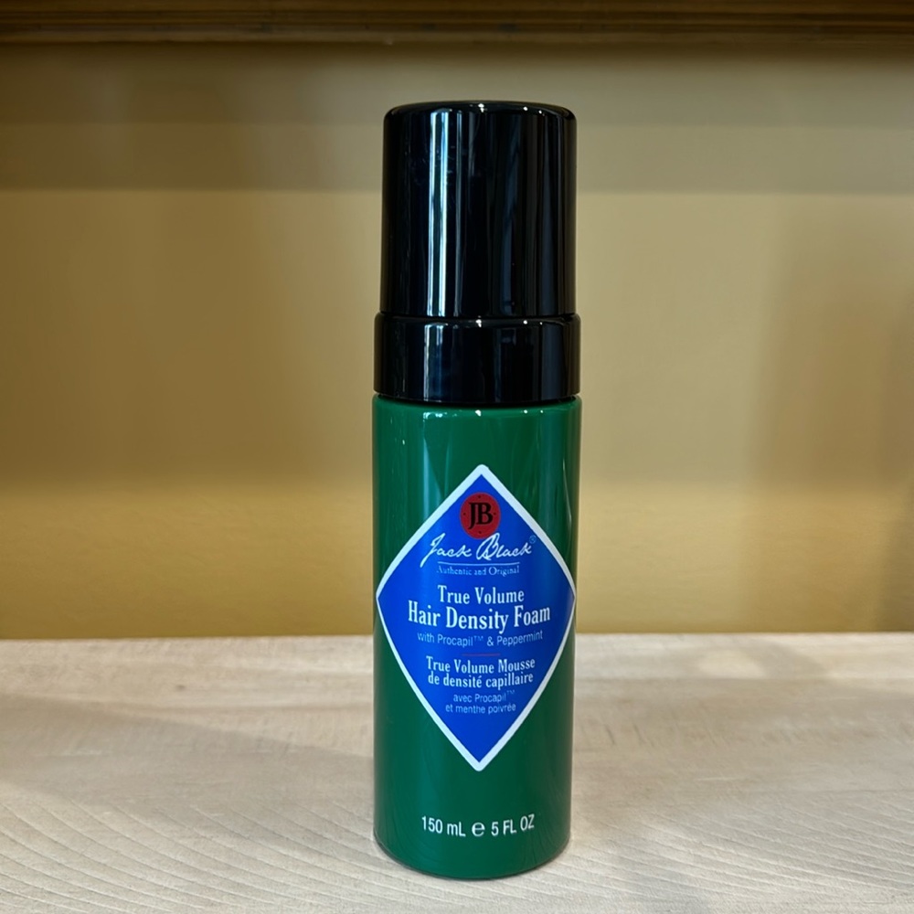 Jack Black men’s True Volume Hair Density Foam NEW 5 oz